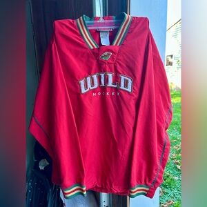2000’s Minnesota Wild Reebok Pullover Windbreaker Jacket
